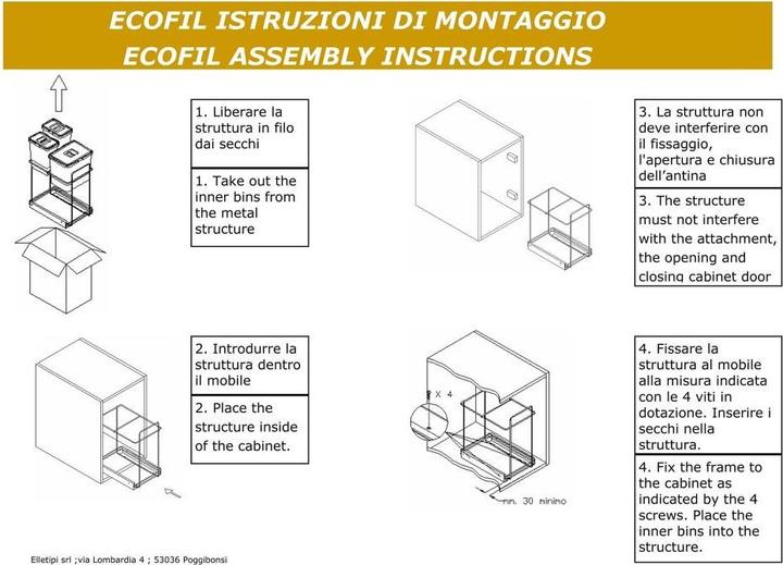 Actual product image Elletipi Ecofil PF01 44B2 (48 l)
