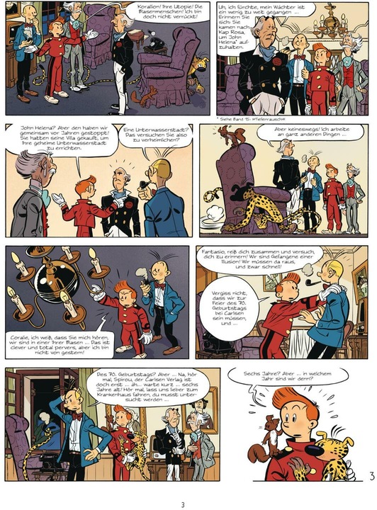 Actual product image Spirou and Fantasio 55: The memory of the future (Benjamin, Guerrive, Sophie/Abitan, German)