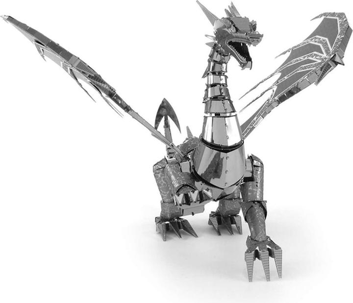 Produktbild Metal Earth Bausatz Iconx Silver Dragon