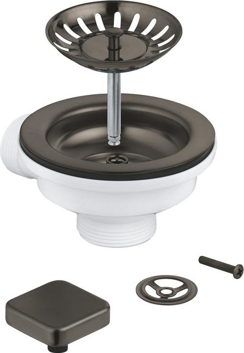 Grohe Ablaufgarnitur mit Exzenter für Küchenspülen mit 1 Becken (Drainage set)