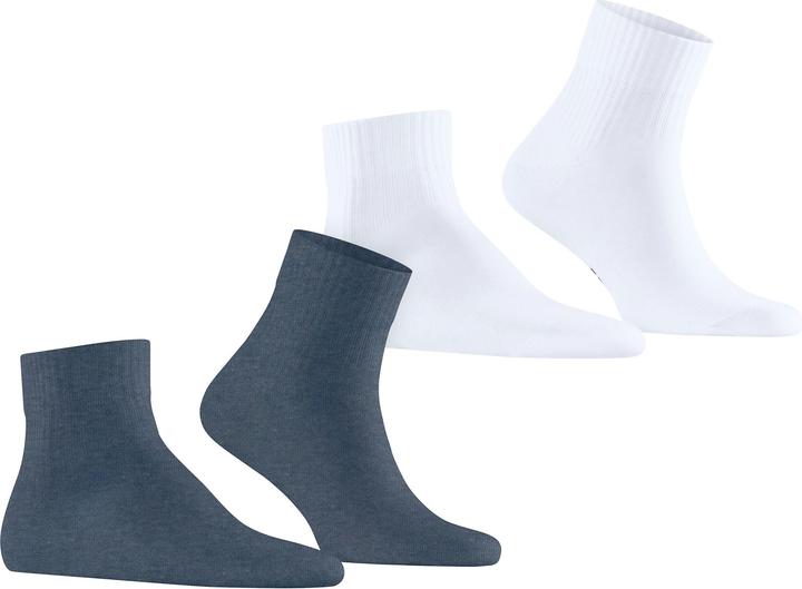 Produktbild Esprit Plain Rib 2-Pack Baumwollsneakersocken (2er Pack, 39 - 42)