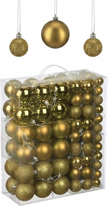 Produktbild Relaxdays Weihnachtskugeln 138er Set (138x)