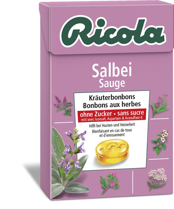 Produktbild Ricola Salbei Kräuterbonbons ohne Zucker Box