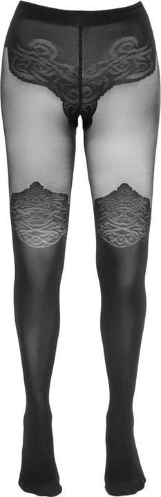 Productafbeelding Cottelli Collection Strumpfhose im Overknee-Look (M)