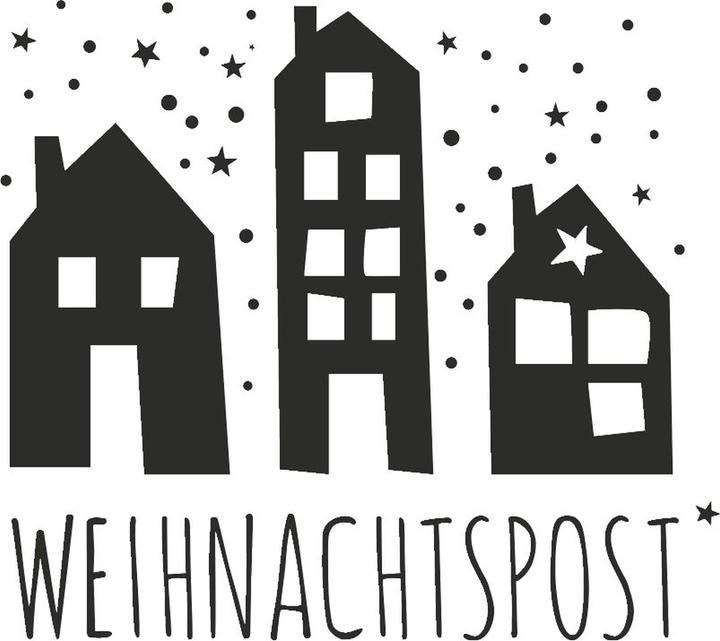 Actual product image Heyda Motif stamp 'Christmas mail' 6.8x6cm