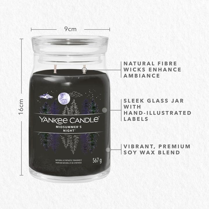 Produktbild Yankee Candle Duftkerze Midsummer's Night Signature Large Jar (567 g)