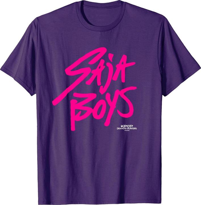 Immagine prodotto K-Pop Demon Hunters Saja Boys Maglietta Logo Bambini (140, 146)