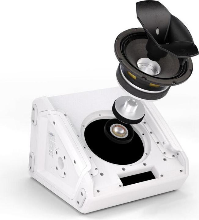 Actual product image LD Systems MON 8 A G3 W - 8" active coaxial stage monitor, white (Subwoofer active)