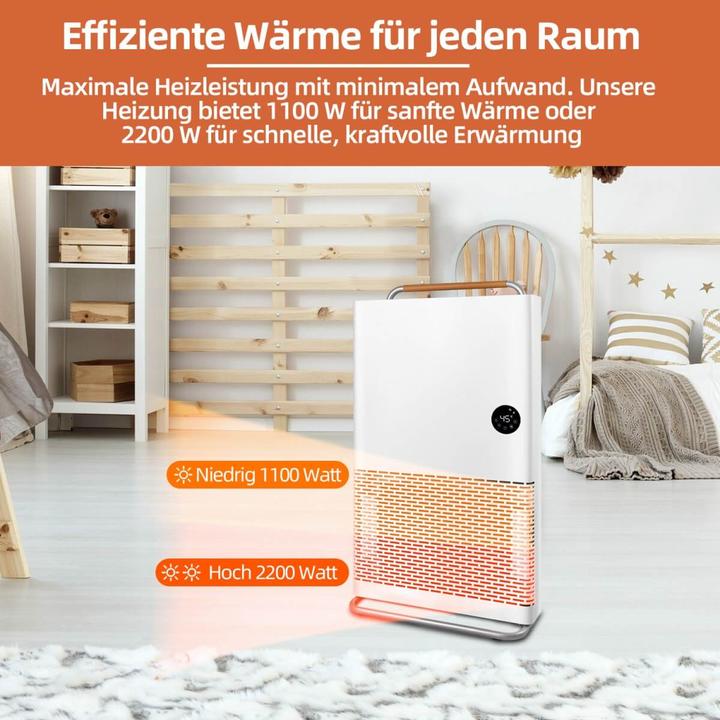 Image du produit SHE SHX NDU-22WT Chauffage n.rel 22 m² Blanc (2200 W)