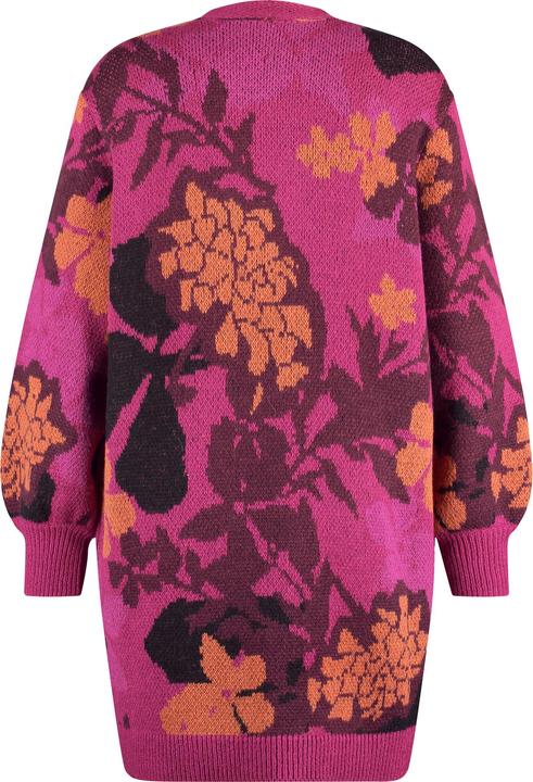 Produktbild Samoon Lange Strickjacke mit Jacquardmuster Jacke Strick - 63844 (46)