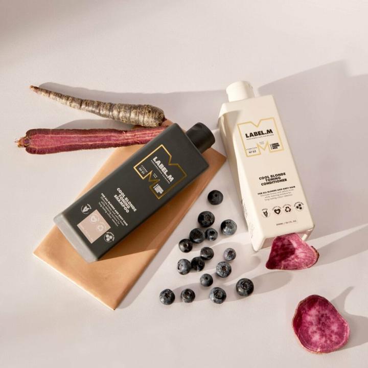 Produktbild Label.M Professional Kühles Blondes Toning Shampoo 1000ml (1000 ml, Flüssiges Shampoo)
