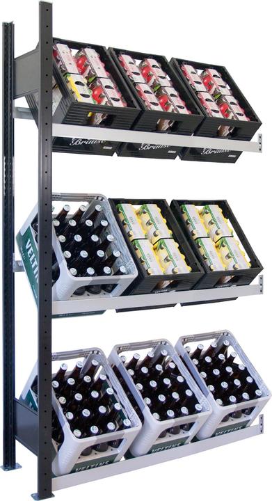 Actual product image Schulte Lagertechnik Beverage crate extension rack