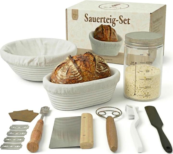 Produktbild Sauerteig-Starter-Set mit Gärkörbchen