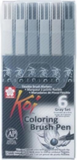 Produktbild Sakura Koi Farbe Pinsel-Set (6x)
