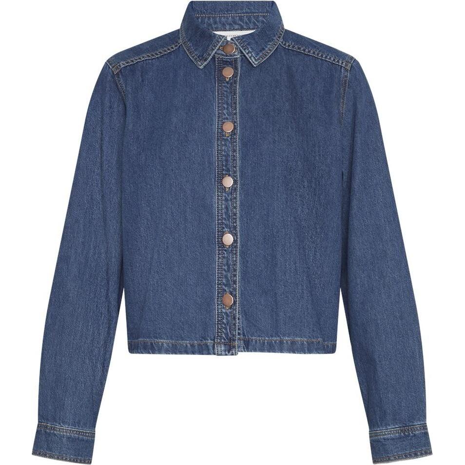 Moss copenhagen, Damen, Hemd, Adalyn Elena, Blau, (S)
