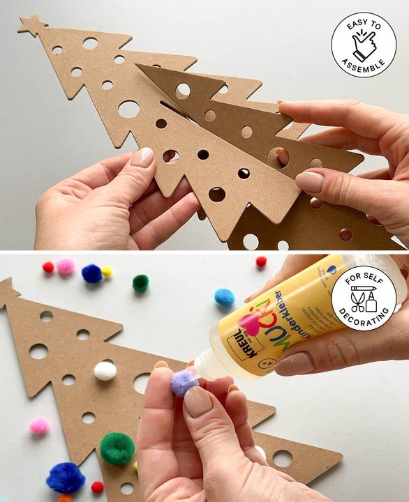 Produktbild I Am Creative Tannenbaum Set DIY, 4tlg.