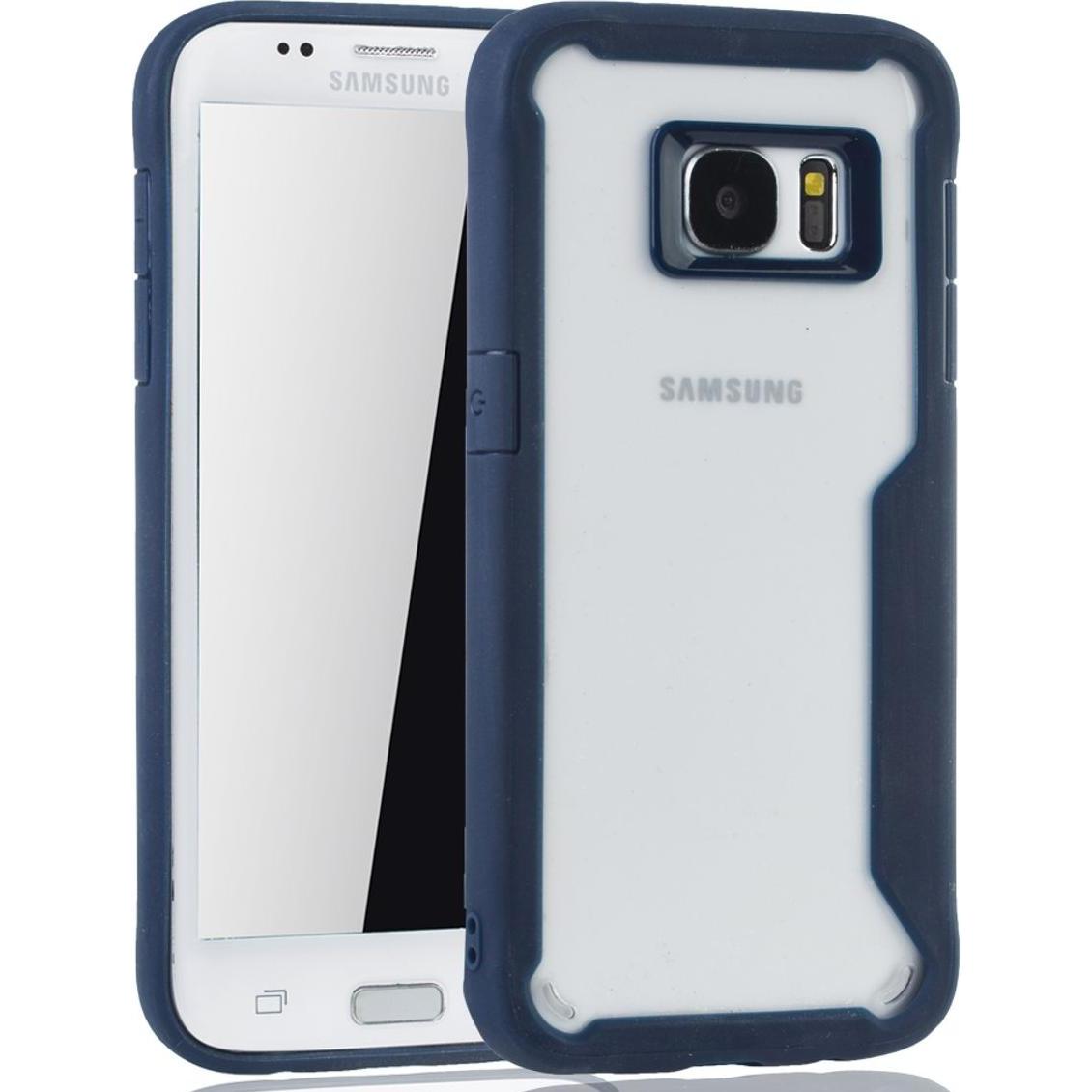 Thumbnail - König Design Handyhülle für Samsung Galaxy S7 Edge Schutzcase Backcover Bumper Etuis Blau (Samsung Galaxy S7 Edge), Smar...