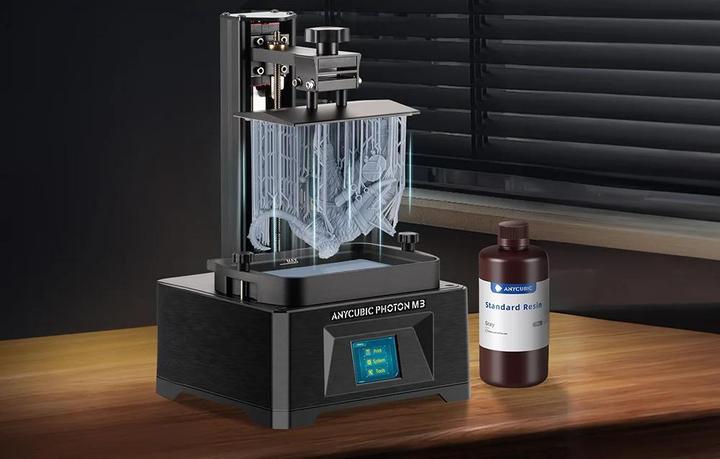 Actual product image Anycubic Normal UV Resin Grey 1kg (Grey, 1000 g)