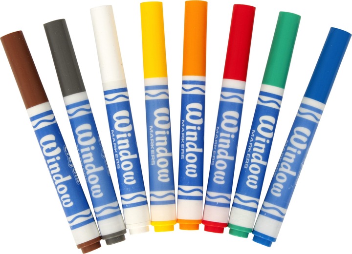 Actual product image Crayola Window pins