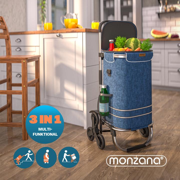 Image du produit Monzana Chariot à provisions 2en1