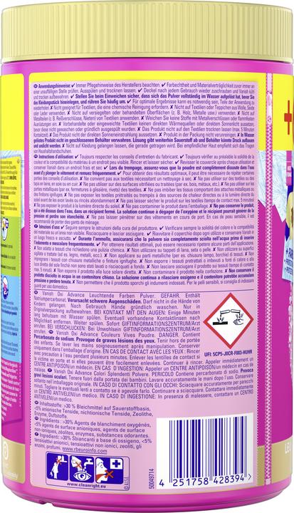 Actual product image Vanish Gold Oxi Advance (50 Washing cycles, Washing powder)