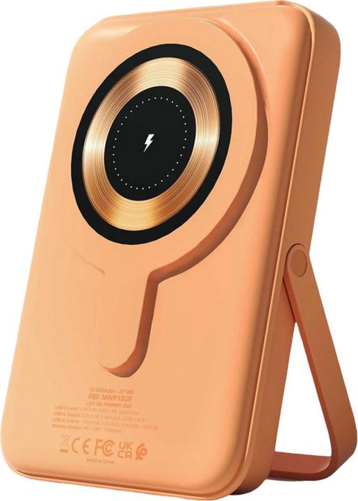 Urban Factory WIFI MAGNEE POWERBANK 10.000MAH APRICO (10000 mAh, 15 W)