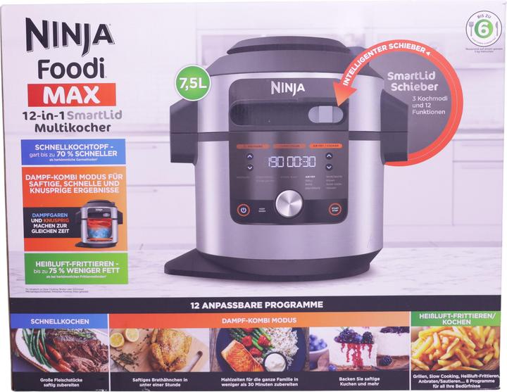 Productafbeelding Ninja Foodi MAX 12-in-1 SmartLid Multicooker