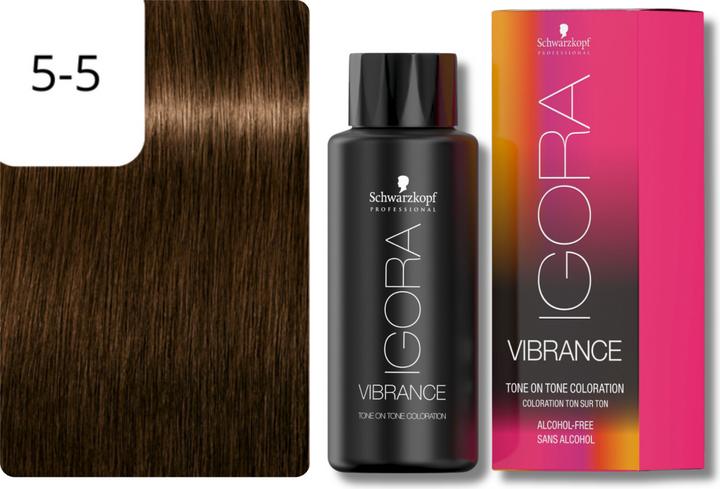 Image du produit Schwarzkopf Professional Teinture pour cheveux Vibrance IGORA NOUVEAU (5-5 Or brun clair)