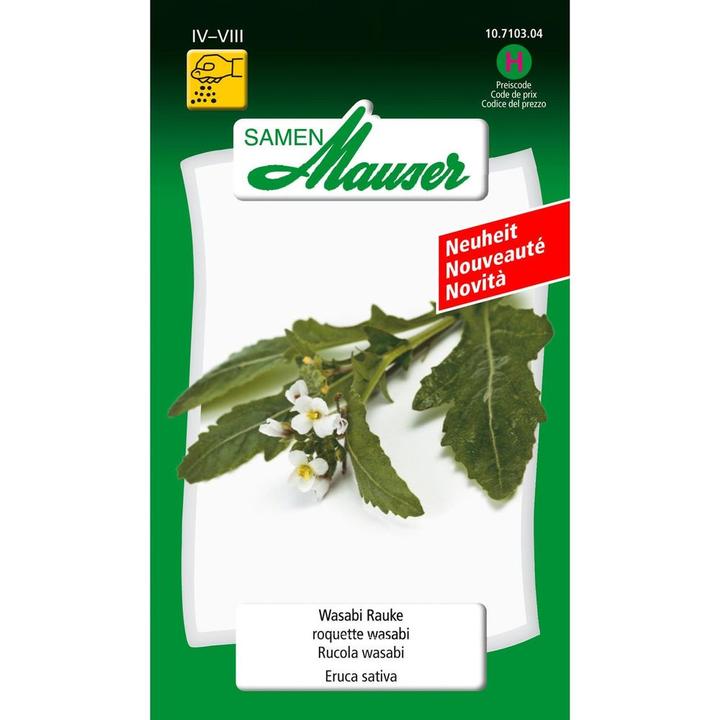 Produktbild Samen Mauser Wasabi Rauke (Kräutersamen)
