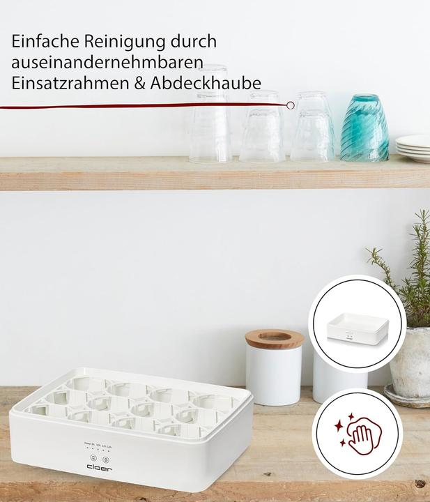 Actual product image Cloer Joghurtbereiter für 12 Gläser