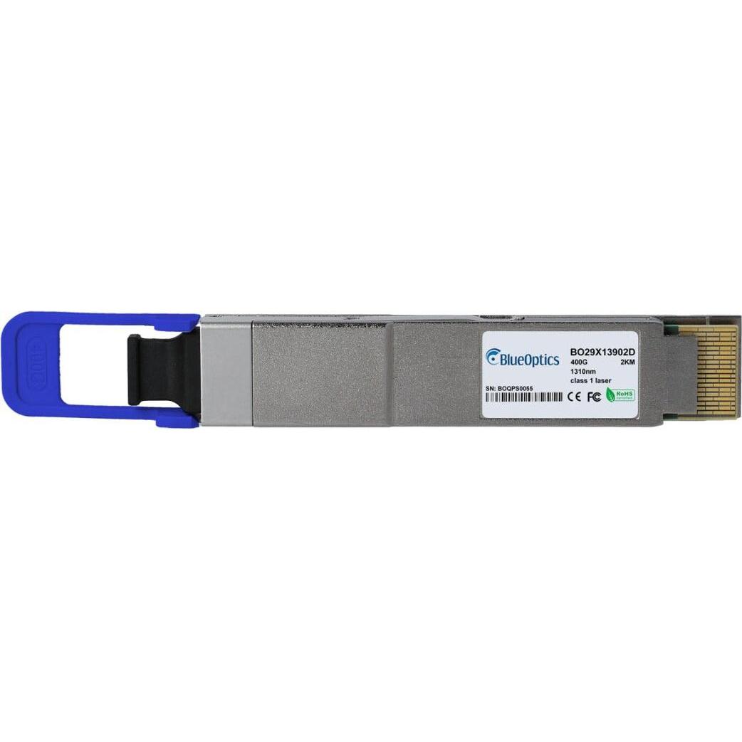 BlueOptics Fortinet FN-TRAN-QSFPDD-DR4+ kompatibler QSFP-DD BO29X13902D, Transceiver, Silber
