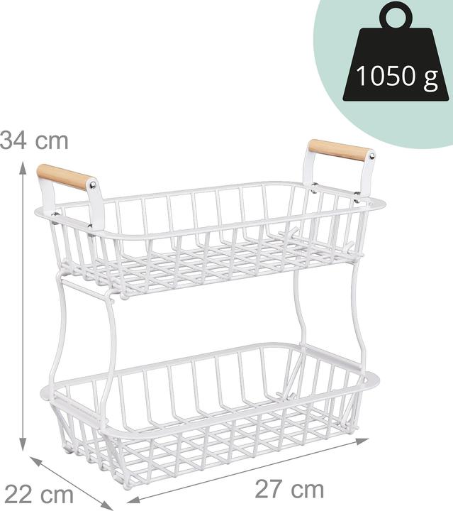 Relaxdays Obstkorb (Ø 27 cm)