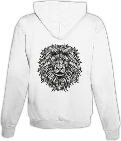 Immagine prodotto Schwesternuhr Felpa con cappuccio Mandala Lion Unisex (S)
