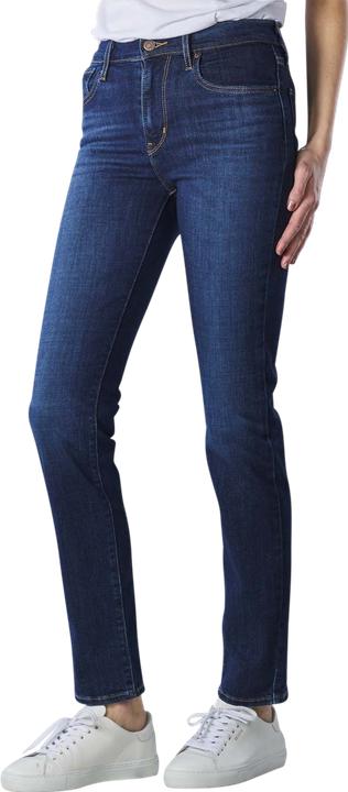 Actual product image Levis 724 Jeans High Rise Straight carbon glow (W25/L30)
