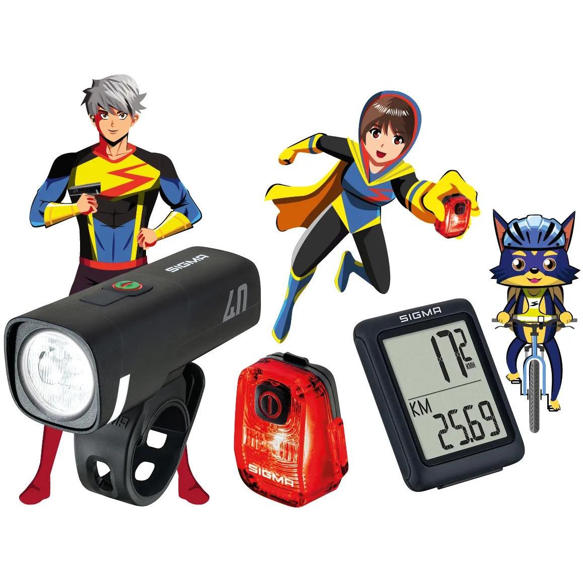 Sigma Sport, Luce + Fanali bici, (125 lm, 10 lm)