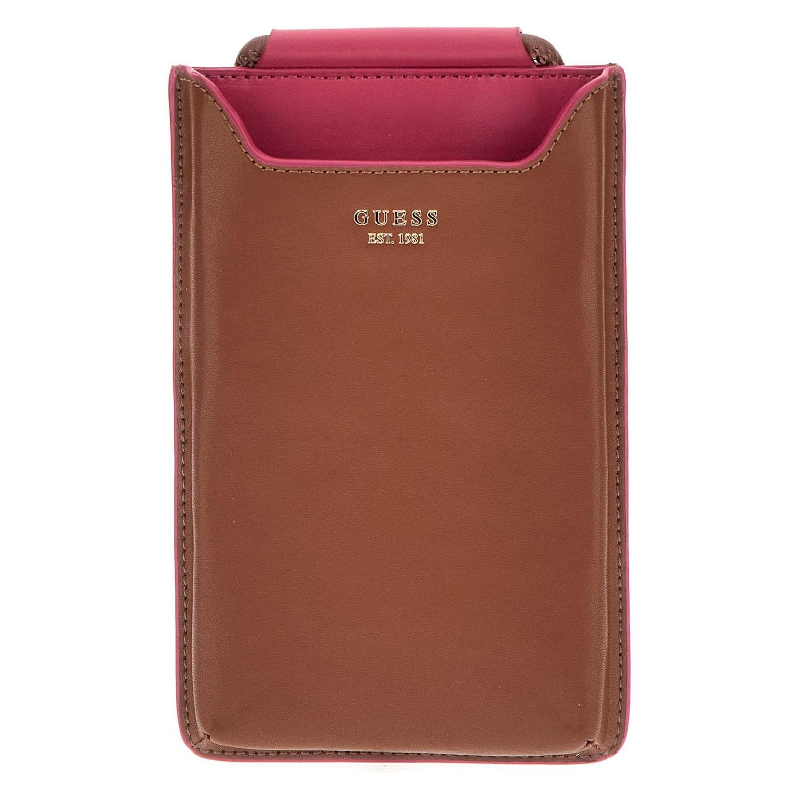 Guess, Damen, Handtasche, Phone Case, Braun