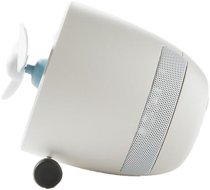 Actual product image NABO SOUND ONE White-Blue Wireless Audio Speaker with Mini Fan (1 pcs., 3 W)