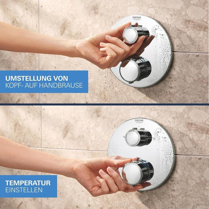 Actual product image Grohe Precision Thermostat Duschsystem Unterputz mit Vitalio Start 250 (1 Strahlart) und Vitalio Comfort 1