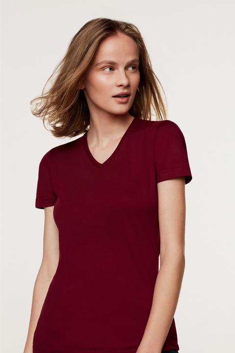 Image du produit Hakro Tee-shirt en V MIKRALINAR®. (XS)