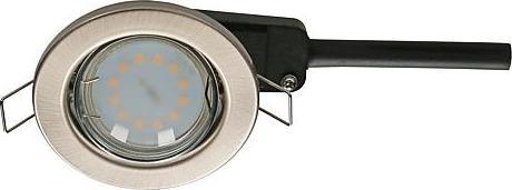 EGB 265 nichel spazzolato Set di faretti da incasso 430lm3000K130 ciascuno 1x Spot LED 540 510 Presa di (430 lm, GU10)