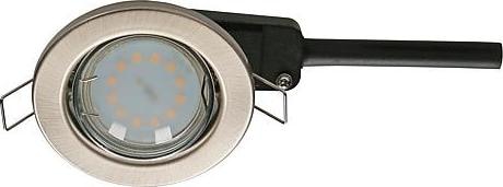 Produktbild EGB 265 nickel gebürstet EinbaustrahlerSet 430lm3000K130 je 1x Spot LED 540 510 Fassung (430 lm, GU10)