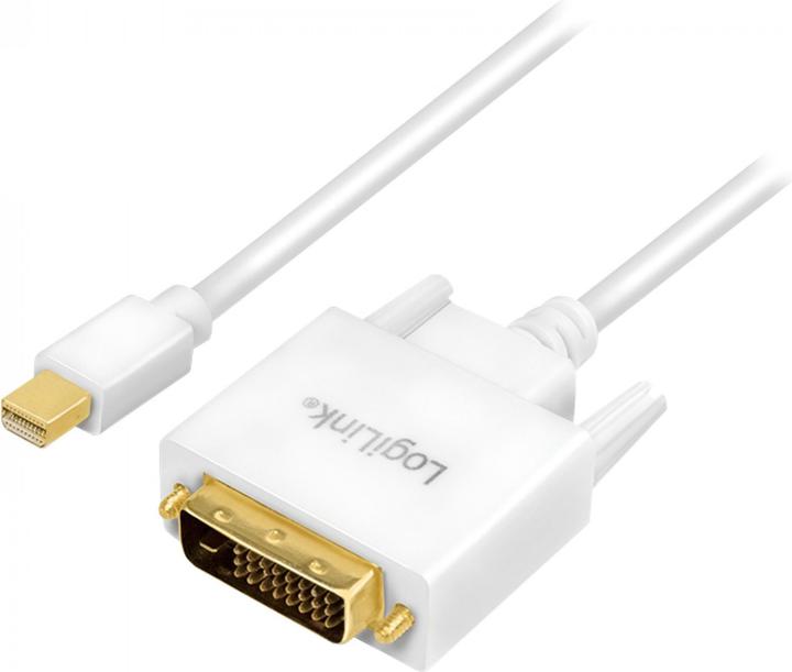Actual product image LogiLink Mini DisplayPort — DVI (1.80 m, DisplayPort, 1.2)