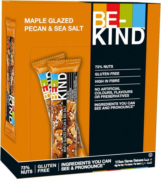 Actual product image Be-Kind Maple Glazed Pecan & Sea Salt (1 pcs., 40 g)