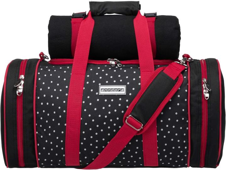 Actual product image Anndora Picknick-Kühltasche mit Decke & Zubehör-Set