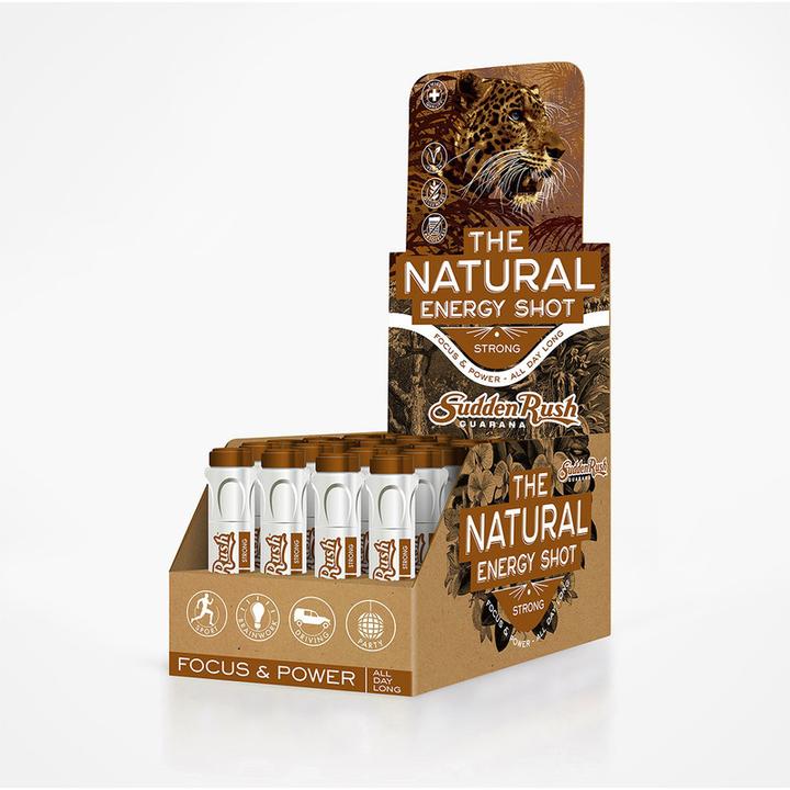 Produktbild Sudden Rush Natural Energy Shot Strong (Caramel, 24 x)