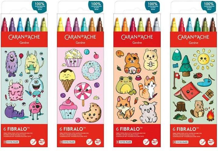 Image du produit Caran d'Ache Feutres Fibralo Kawaii (6x)