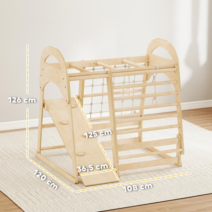 Produktbild Aiyaplay Klettergerüst Holz Naturholz