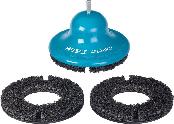 HAZET Radnaben-Schleifer 4960-200/3 ∙ 200 mm ∙ Anzahl Werkzeuge: 3 (Exzenterschleifer)
