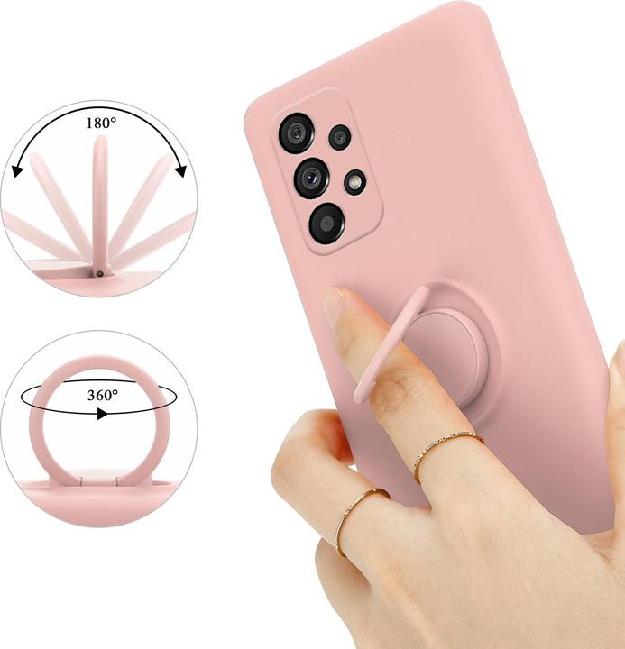 Image du produit Cadorabo TPU Liquid Ring Silicone Case Case pour Samsung Galaxy A73 5G (Samsung Galaxy A73 5G)