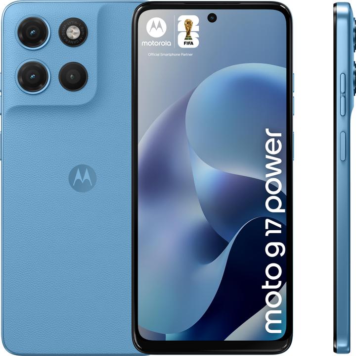 Produktbild Motorola G17 Power 8/256GB Alaskan Blue (256 GB, Pantone Alaskan Blue, 6.72", Hybrid Dual SIM)